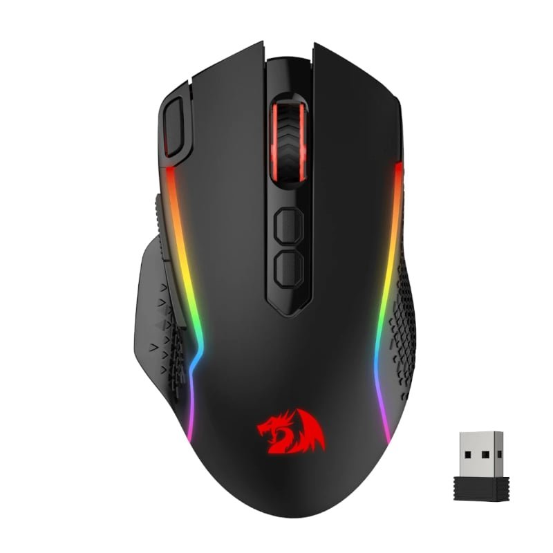RD-M810RGB-PRO_wr_01 REDRAGON Taipan Pro 10000DPI RGB Wireless Gaming Mouse - Black - Image 1