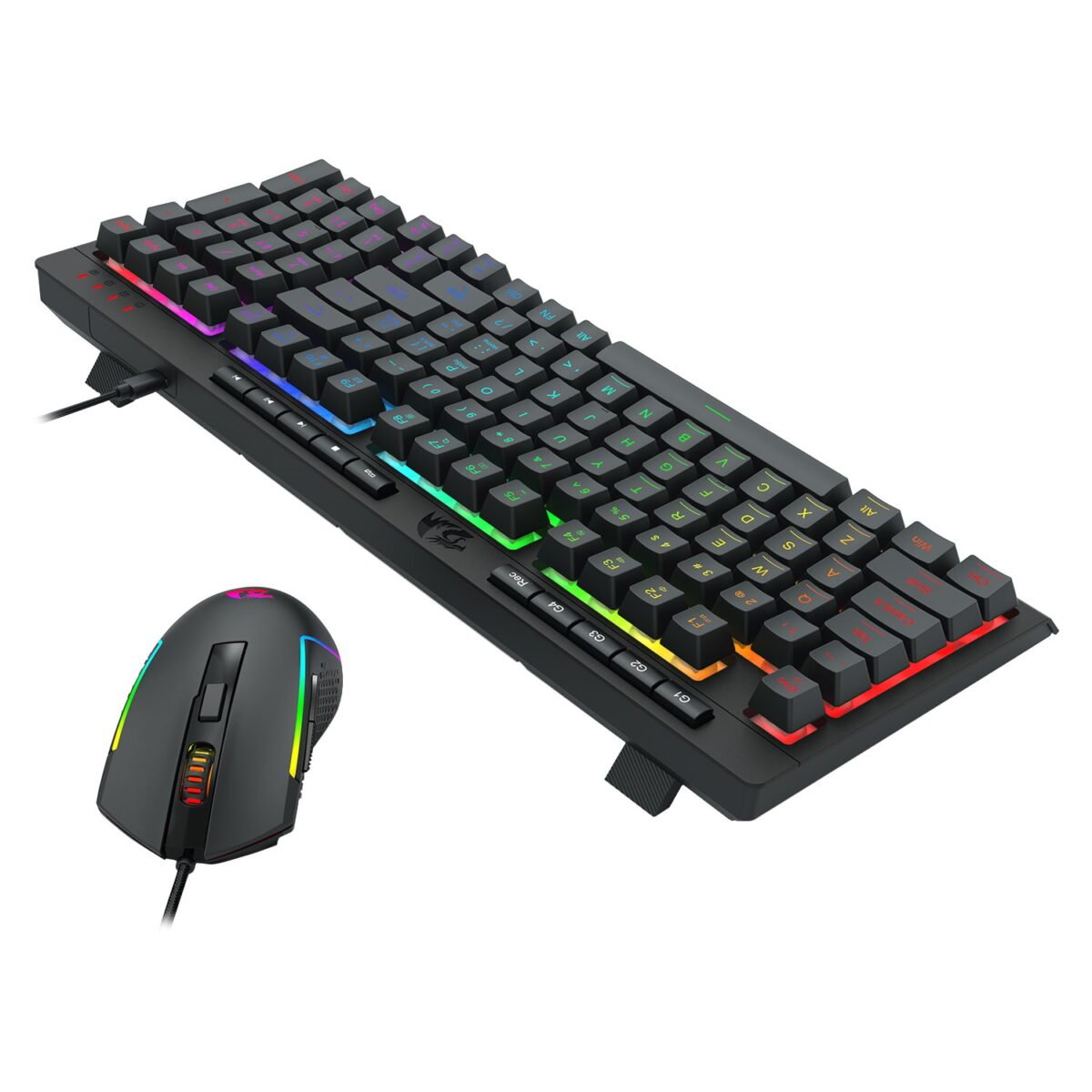RD-S148_Redragon-4IN1-Gaming-Combo_wr_05 Redragon 4-in-1 Keyboard | Mouse | Mousepad | RGB Headset Gaming Combo - Image 5