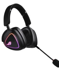 Alternative view of ASUS ROG Delta II Multi Platform Black Wireless Gaming Headset