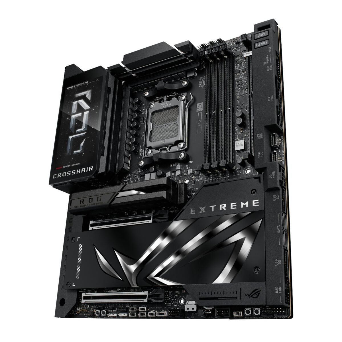 ROGCROSSHAIRX870EEXTREME_Asus-ROG-Crosshair-X870E-EXTREME-AM5-E-ATX-Gaming-Motherboard-Black_wr_04 Asus ROG Crosshair X870E EXTREME AM5 E-ATX Gaming Motherboard - Image 4