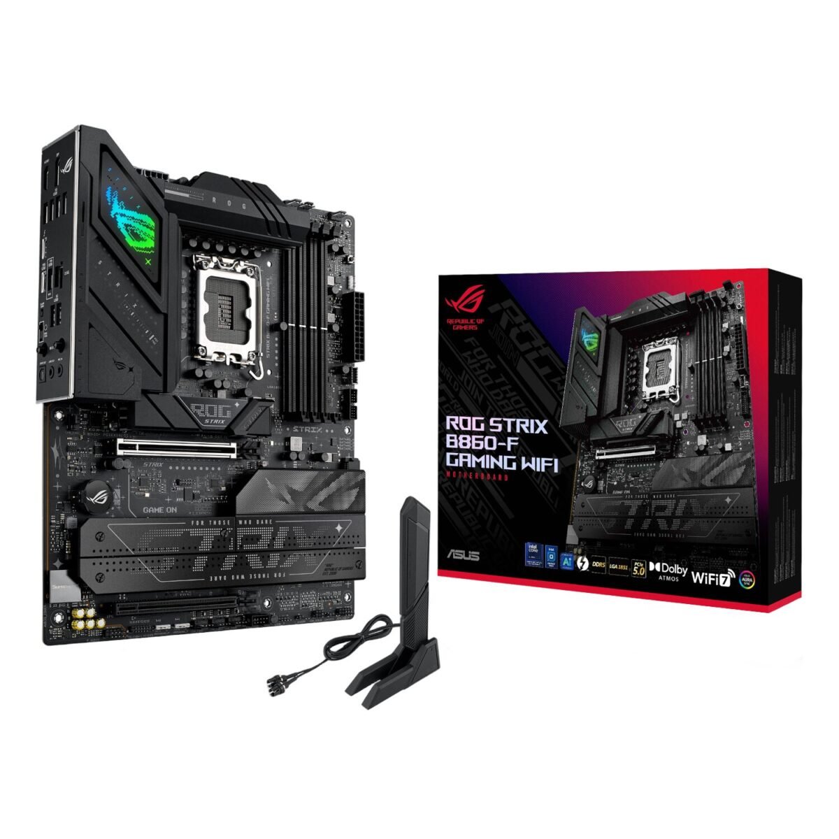 ROGSTRIXB860-FGAMINGWIFI-wr-01 Asus ROG STRIX B860-F Gaming Wi-Fi Motherboard - Intel LGA1851 - Image 1