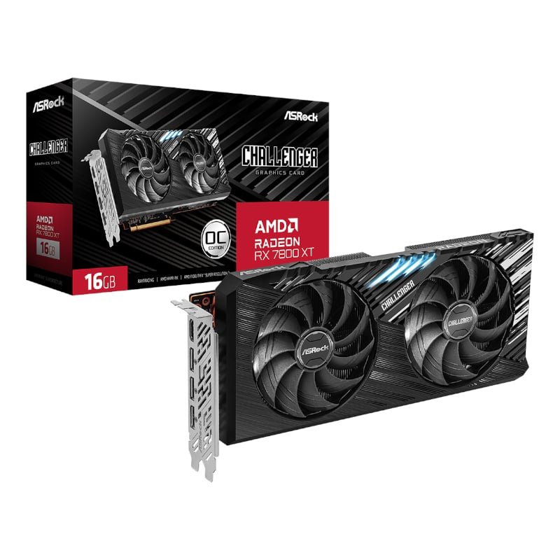 RX7800XTCHALLENGER16GOC_wr_01 ASROCK RADEON  RX7800XT CHALLENGER 16GBO - Image 1