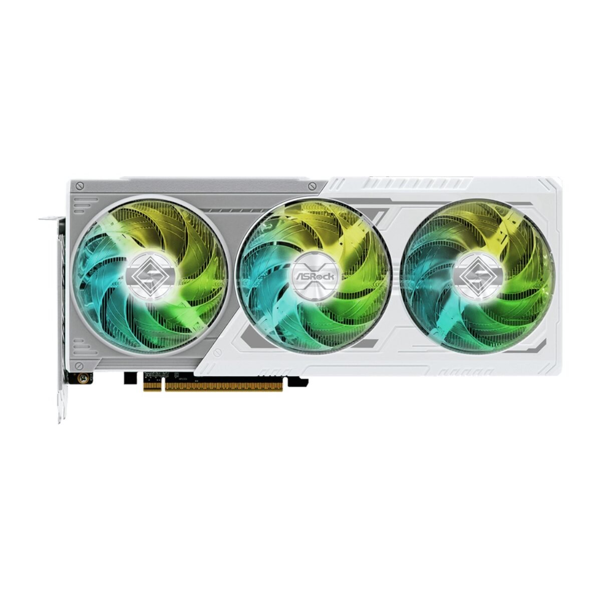 RX9060XTSTEELLEGEND16G_ASRock-AMD-Radeon-RX-9060-XT-Steel-Legend-16GB-OC-Graphics-Card-White_wr_02 ASRock Radeon RX9060 XT Steel Legend 16G Graphics Card - Image 2