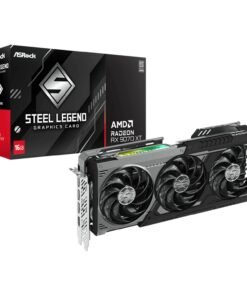 ASRock Radeon RX9070 XT Steel Legend Dark 16GB Graphics Card