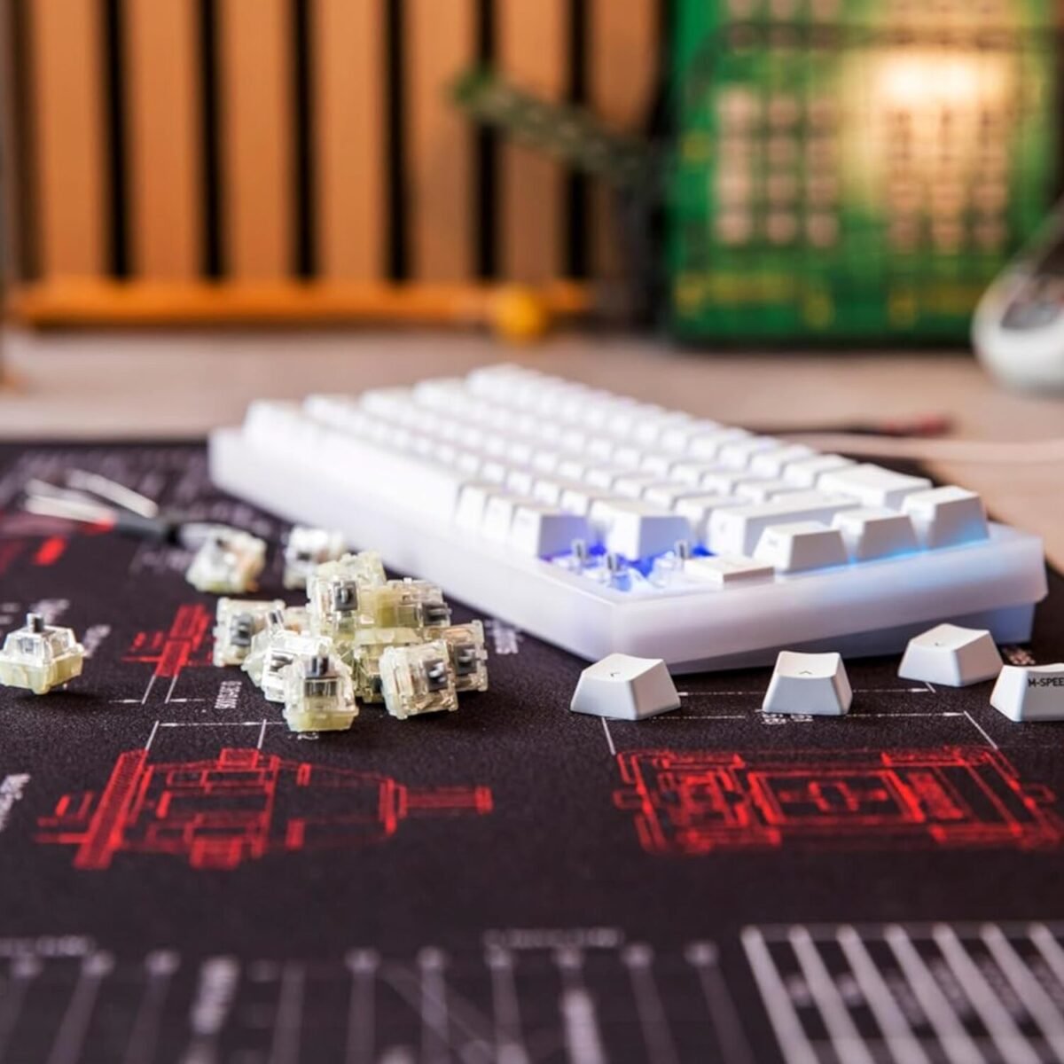 SILVER-6 Keychron CHERRY MX2A Speed Silver RGB Switch Set - Image 5