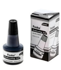 Foska Endorsing Ink - 30ml Black