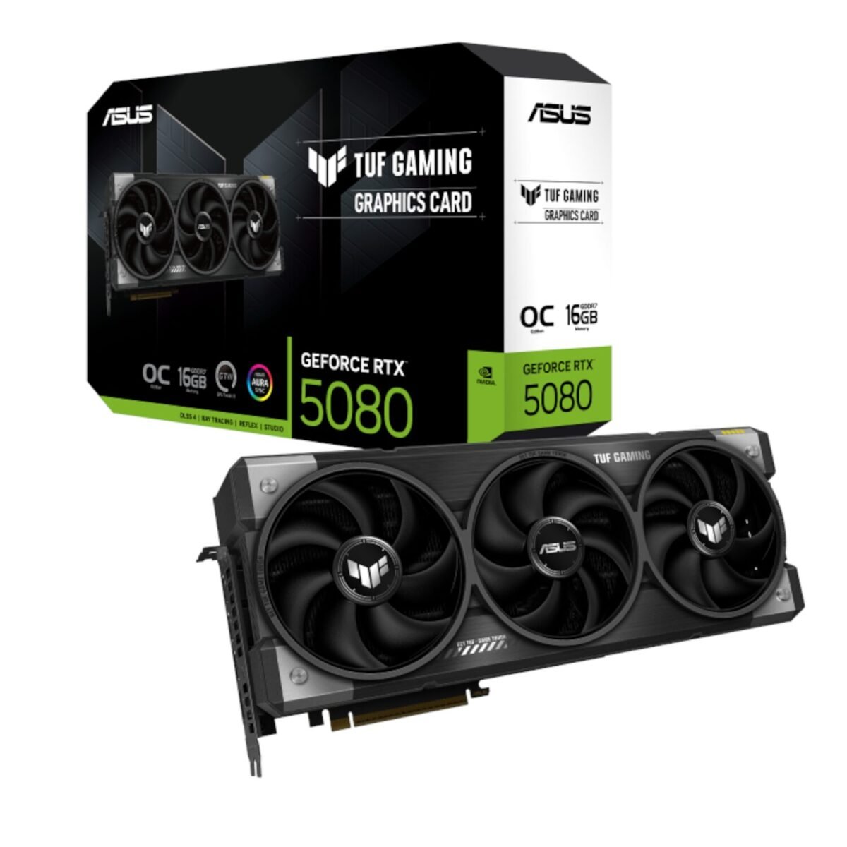 TUF-RTX5080-O16G-GAMING-wr-01 Asus TUF Gaming GeForce RTX 5080 16GB GDDR7 OC Edition - Image 1