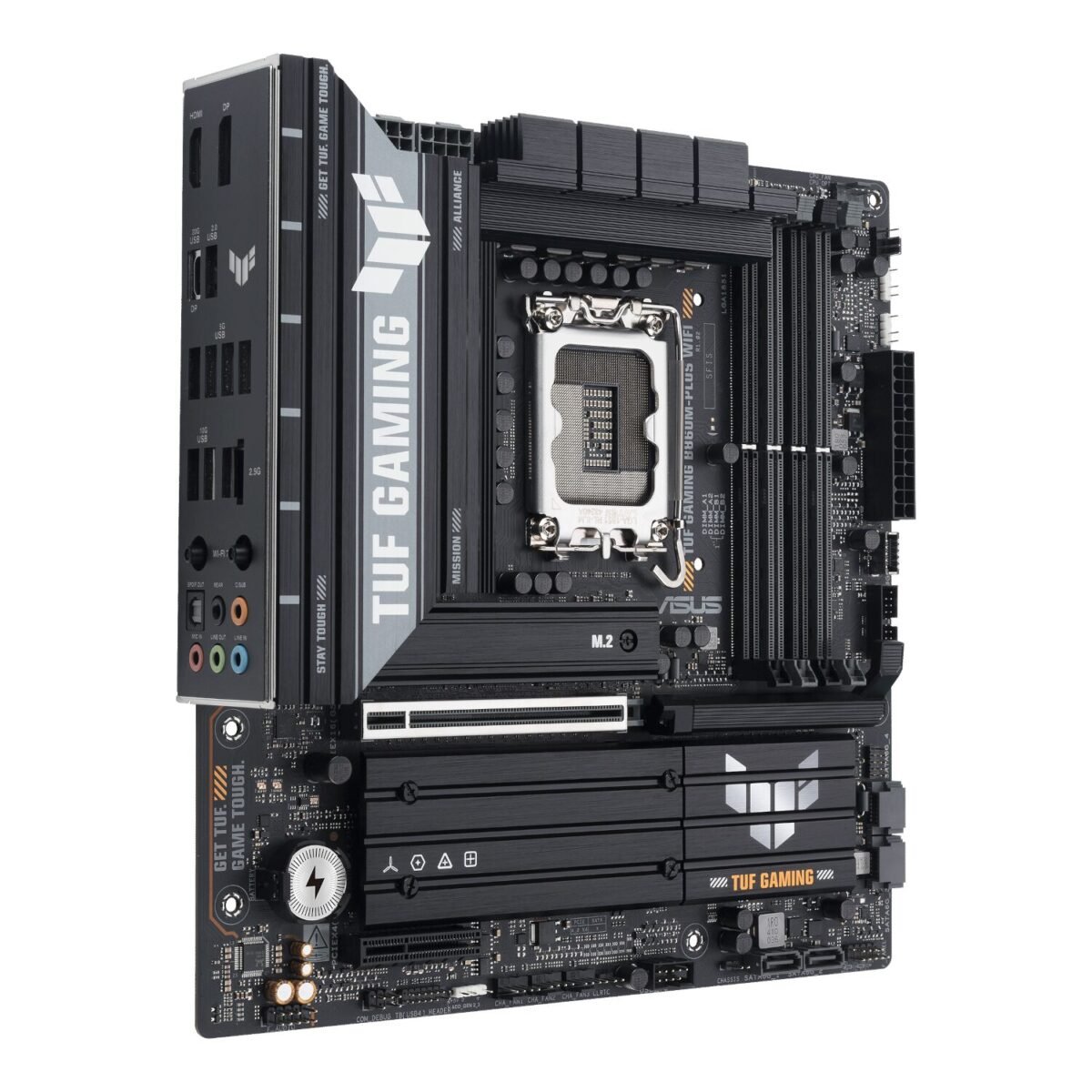 TUFGAMINGB860M-PLUSWIFI-wr-03 Asus TUF Gaming B860M-Plus Wi-Fi M-ATX Motherboard – Intel LGA1851, DDR5, PCIe 5.0. Wi-Fi 7 - Image 4