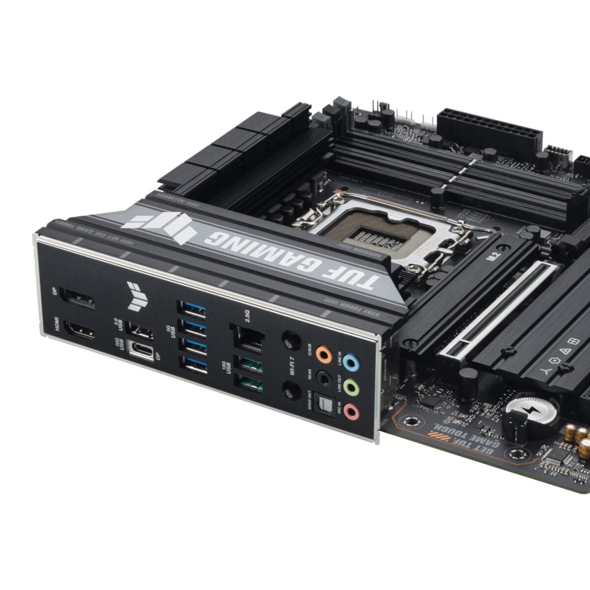 TUFGAMINGB860M-PLUSWIFI-wr-04 Asus TUF Gaming B860M-Plus Wi-Fi M-ATX Motherboard – Intel LGA1851, DDR5, PCIe 5.0. Wi-Fi 7 - Image 5