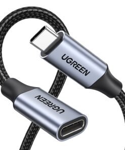 Alternative view of UGREEN Type-C 3.1 Gen2 Extension Cable – 10Gbps, PD 100W (1m)