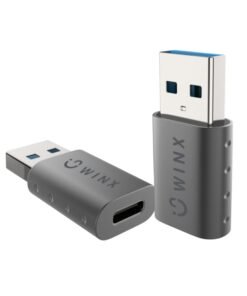 WINX LINK Simple USB to Type-C Adapter Dual Pack