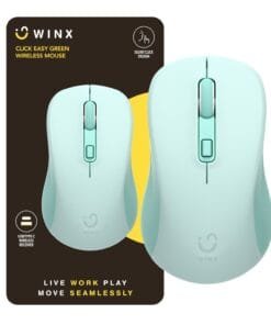 WINX CLICK Easy 1600DPI 2.4GHz Wireless Mouse - Green