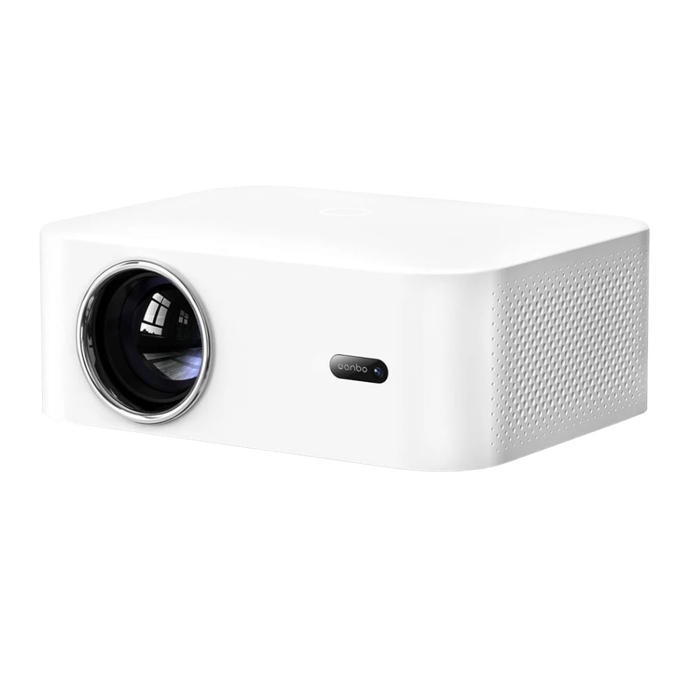 X2-MAX_wr_01 WANBO X2 MAX 1080P 450ANSI Android 9.0 Smart Projector - White - Image 1