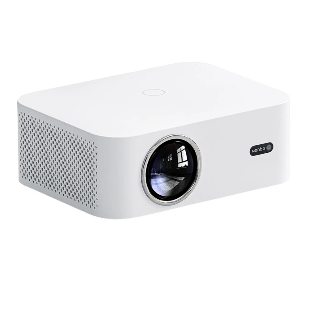 X2-MAX_wr_02 WANBO X2 MAX 1080P 450ANSI Android 9.0 Smart Projector - White - Image 2