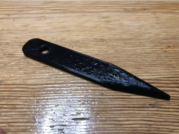 Sewing 3D Printed Snips Flat - Image 1