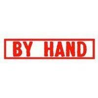Xstamper Red Ink Stamp - By Hand - 1304