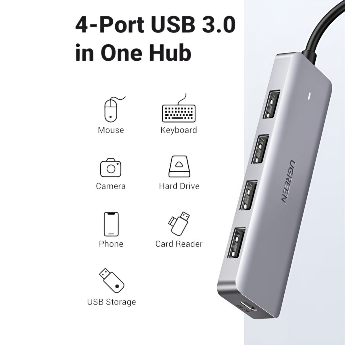 cm219-70336-wr-07 UGREEN 4-in-1 Type-C Hub | USB 3.0 | Type-C - Image 3