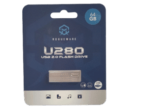 ROGUEWARE Silver Capless USB 2.0 Flash Drive/16GB