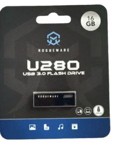 ROGUEWARE Black Capless USB 3.0 Flash Drive/16GB