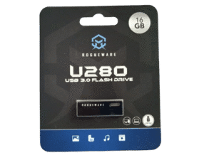 ROGUEWARE Black Capless USB 3.0 Flash Drive/16GB