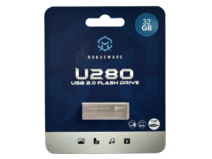 ROGUEWARE Silver Capless USB 2.0 Flash Drive/32GB