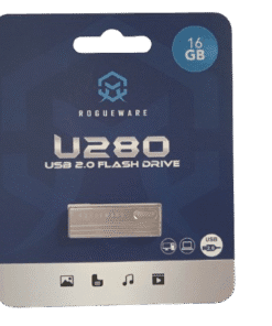 ROGUEWARE Silver Capless USB 2.0 Flash Drive/64GB
