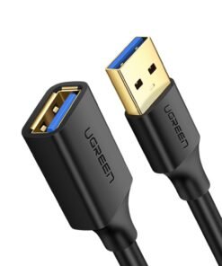 UGREEN USB 3.0 Extension Cable – Male to Female, 5Gbps Data Transfer – 2m
