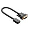 UGREEN DVI to HDMI Cable Adapter 15cm | Male to Female | 1080p Full HD – Black