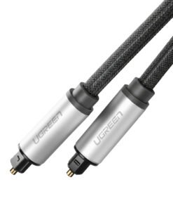 Alternative view of UGREEN AV108 Male to Male Toslink Optical Audio Cable 2m–Grey