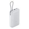 Xiaomi Power Bank 20000mAh (Integrated Cable) - Light Grey