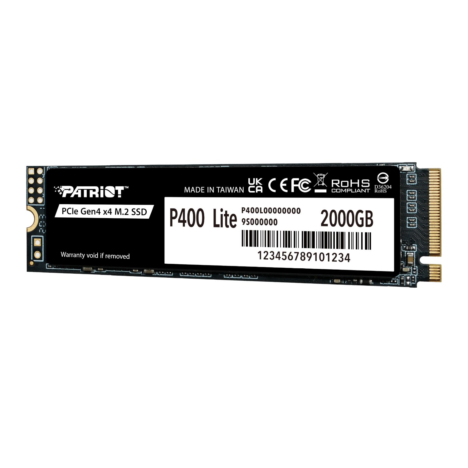 Patriot P400 Lite 2TB M.2 PCIe Gen 4 x4 NVMe SSD - Image 3