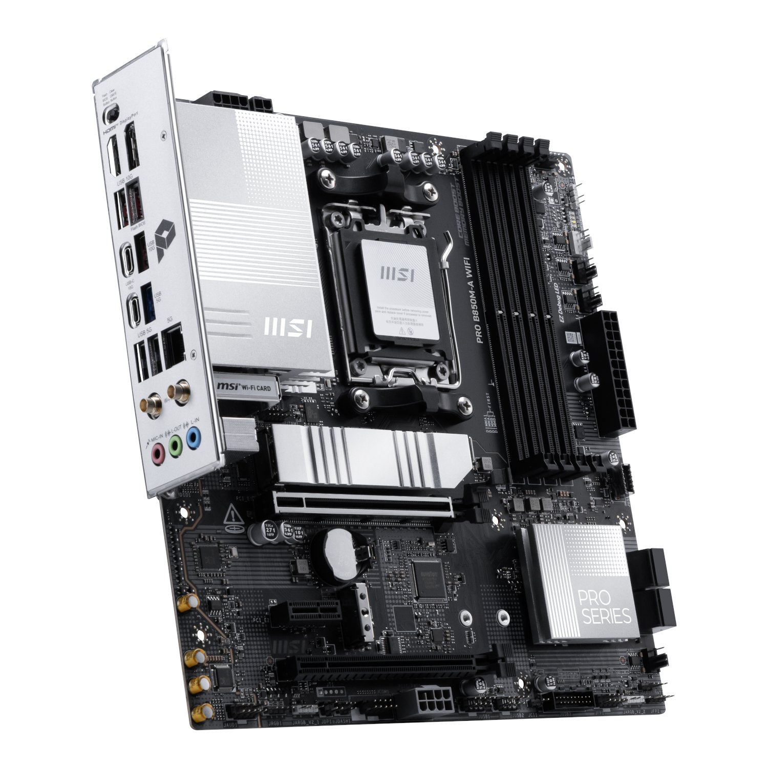 MSI PRO B850M-A WIFI AM5 DDR5 M-ATX Motherboard - Image 3