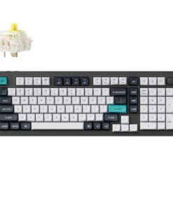 Keychron Q5 Max QMK/VIA Full-size Wireless Custom Mechanical Keyboard (Banana Switches) - Carbon Black