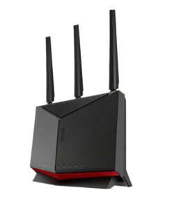 ASUS RT-BE86U Wi-Fi 7 Dual-Band 10G and 2.5G AiMesh Wireless Router-Black