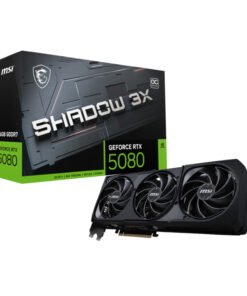 MSI GeForce RTX 5080 SHADOW 3X OC 16GB GDDR7 Graphics Card