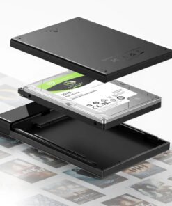 Alternative view of UGREEN USB Type-C 2.5" SATA III External Hard Drive Enclosure