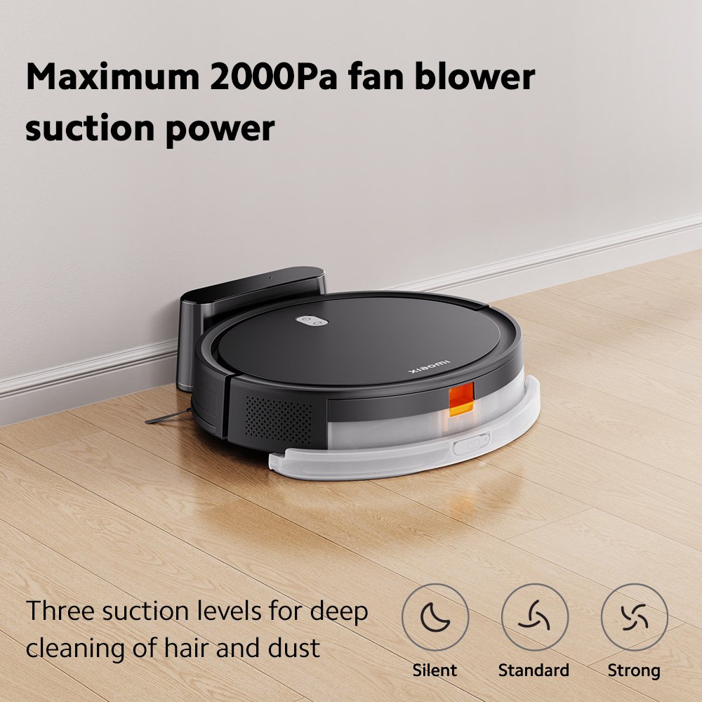 Xiaomi Robot Vacuum Cleaner and Mop E5 - Black - Image 7