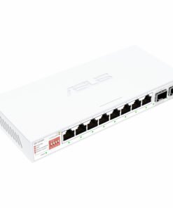ASUS 8x2.5G + 2x10G SFP+ Unmanaged Network Switch- White
