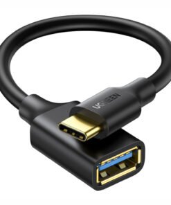 UGREEN Type-C to USB-A Adapter (Male to Female, 15cm)– Black