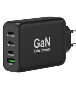 Alternative view of Port Connect GaN 130W PD USB Type-C Wall Charger
