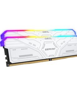 Geil Gemini RGB 64GB KIT(2X32GB) 6000MHz DDR5 Desktop Gaming Memory - White