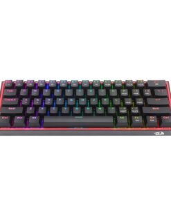 Redragon K617 FIZZ 60% Wired RGB Gaming Keyboard - Black