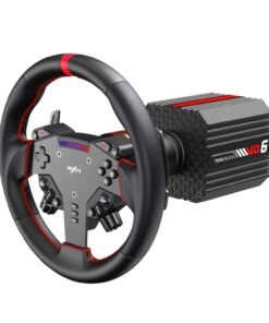 Alternative view of PXN VD6 Direct Drive Sim Racing Wheel | PD-HM Dual Pedal | Z9 Clamp Bundle