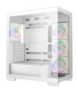 Alternative view of DeepCool CG580 4F V2 ARGB ATX Gaming Chassis – White