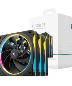 DeepCool FL12R SE 3-in-1 ARGB 120mm PWM 3 Fan Pack - Black