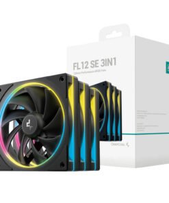 DeepCool FL12 SE 3-in-1 ARGB 120mm Fan Pack - Black