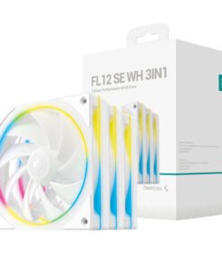 DeepCool FL12 SE 3-in-1 ARGB 120mm Fan 3 Pack - White