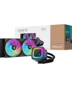 DeepCool LE240 V2 240mm ARGB AIO CPU Liquid Cooler - Black