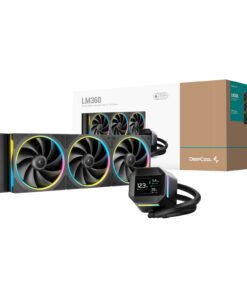 DeepCool LM360 ARGB 360mm AIO CPU Liquid Cooler - Black