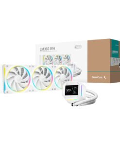 DeepCool LM360 ARGB 360mm AIO CPU Liquid Cooler - White
